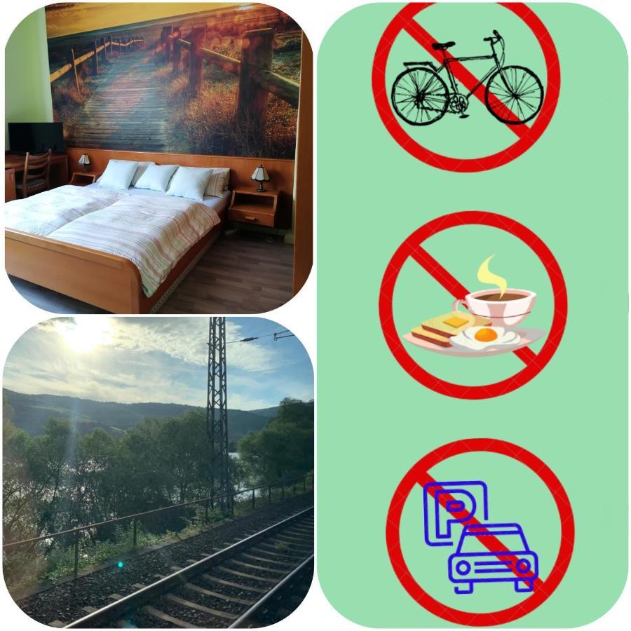 Hotelzimmer Im Alten Reihenhaus Auf Der Stadtmauer Bacharach Dış mekan fotoğraf